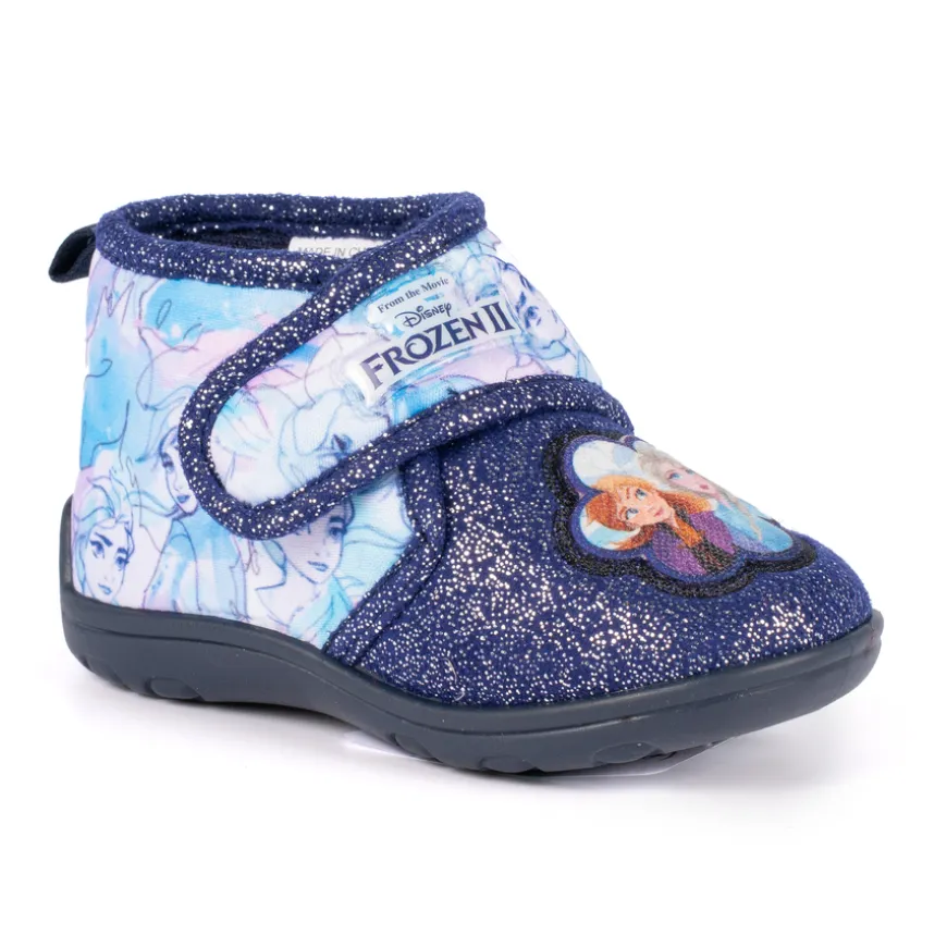 lunar_kids_slippers_froze_0.webp Lunar Kids Slippers Frozen Velcro Blue 0010
