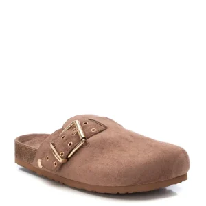 Refresh Ladies Taupe Faux Suede Backless Slide 172538