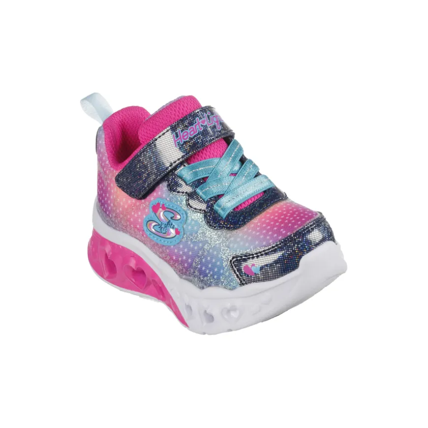 skechers_kids_lights_velc_0-6.webp Skechers Kids Lights Velcro Trainer Navy Multi 302315N/NVMT