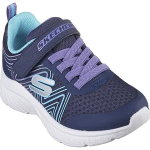 Skechers Kids Navy/Multi Velcro Trainer SWIRL SWEET 303535L/NVMT