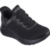 Skechers Ladies Black Hands Free Slip-Ins Trainer 117500/BBK
