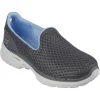 Skechers Ladies Go Walk 6 Grey/Blue Slip-On Performance Trainer 124508/GYBL