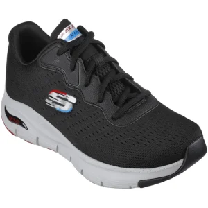Skechers Mens Black Arch-Fit INFINITY COOL Laced Trainer 232303/BLK