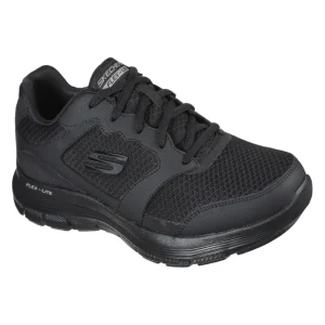 Skechers Mens Black Flex Advantage Memory Foam Trainers 232225